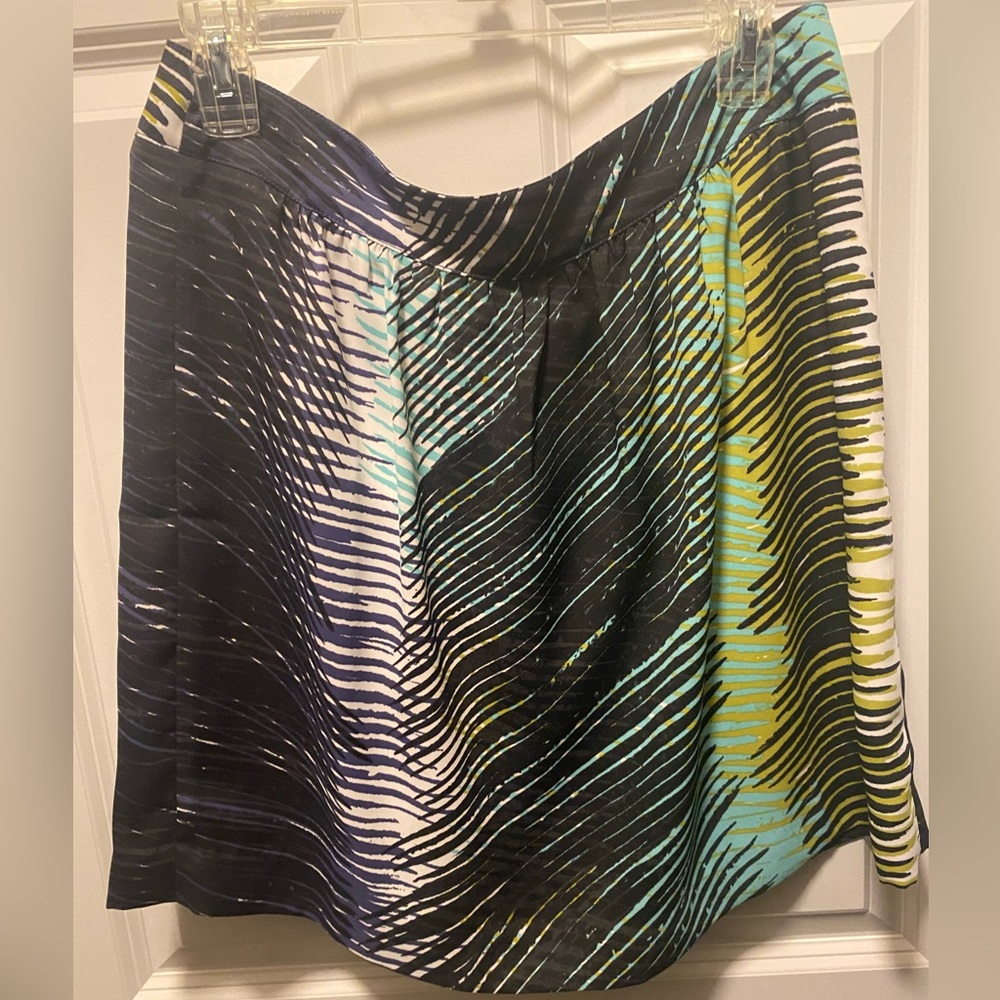 Loft Abstract Short Skirt